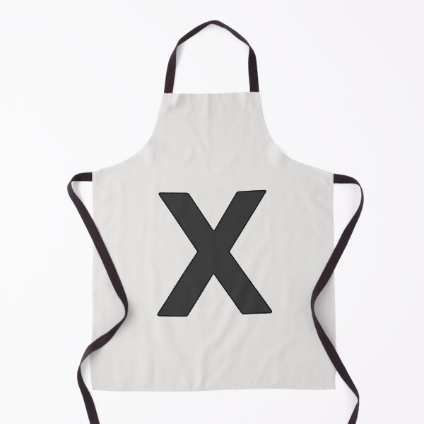 Item preview, letter x black designed and sold by ZiphGames.