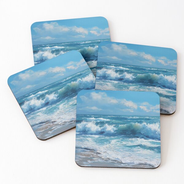 Item preview, Deep blue ocean waves designed and sold by valerko26.