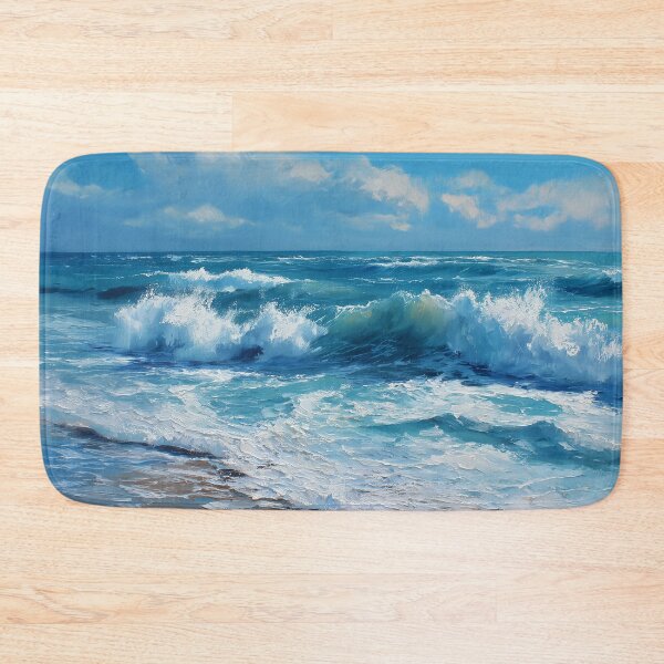Item preview, Deep blue ocean waves designed and sold by valerko26.
