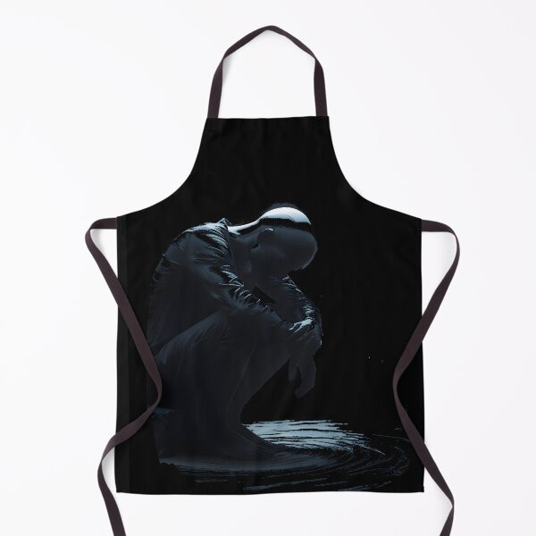 Item preview, Futuristic Human Figure – Dark Surreal Minimalist Art designed and sold by harry mac.