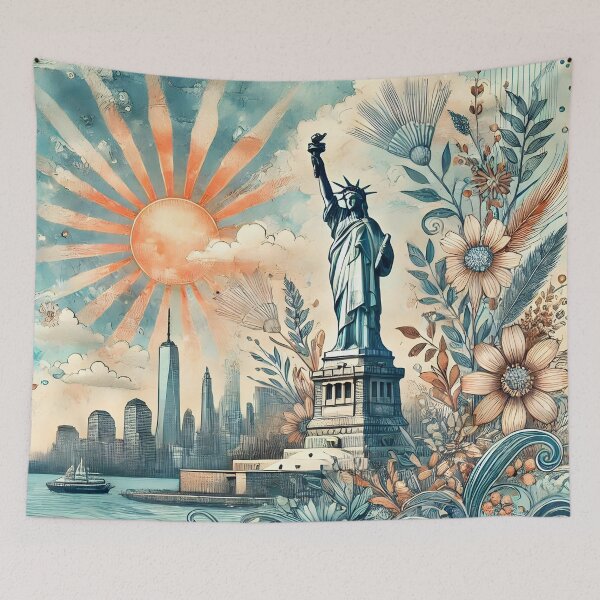 Item preview, Patterns - World Landmarks Lady Liberty designed and sold by BreezyDawnDesigns.