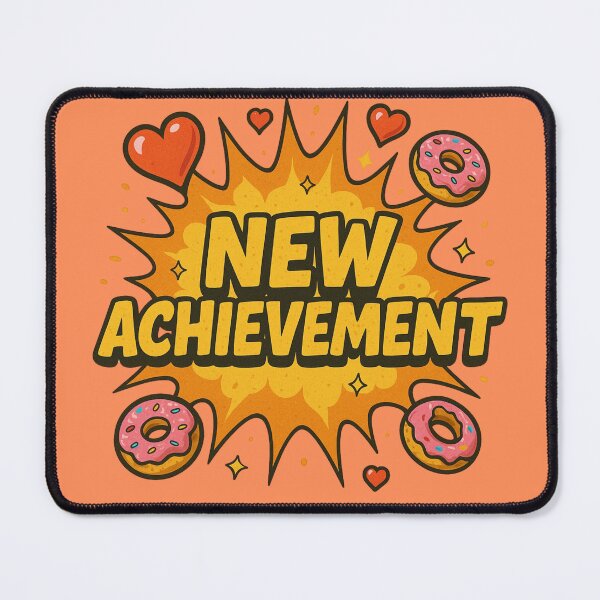 Item preview, New Achievement (Hearts and Donuts) designed and sold by figandroseco.