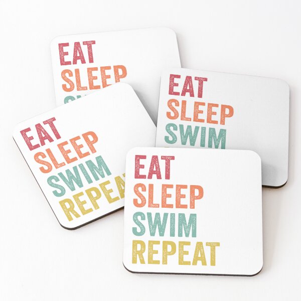 Item preview, Eat Sleep Swim Repeat designed and sold by SarahJisri.