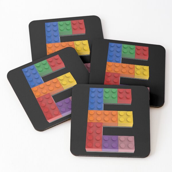 Item preview, Letter E brick tee for all Master Builders designed and sold by Brickification.