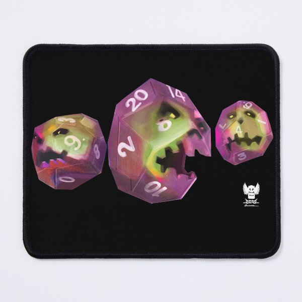 Item preview, Mimic Damage Dice designed and sold by Griffin Macaw Campaign.