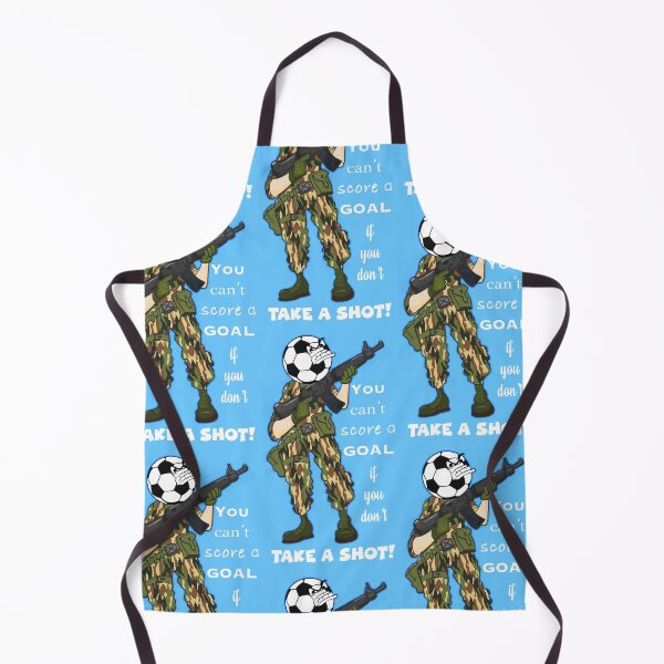 Item preview, Soccer football take a shot quote sky blue designed and sold by LiamFitzpatrick.
