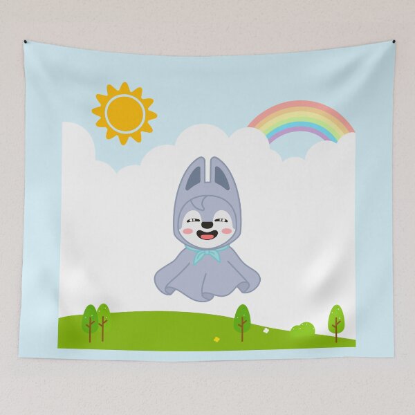 Item preview, SKZOO Wolf Chan - Teru Teru Bozu (2) designed and sold by 0627june.