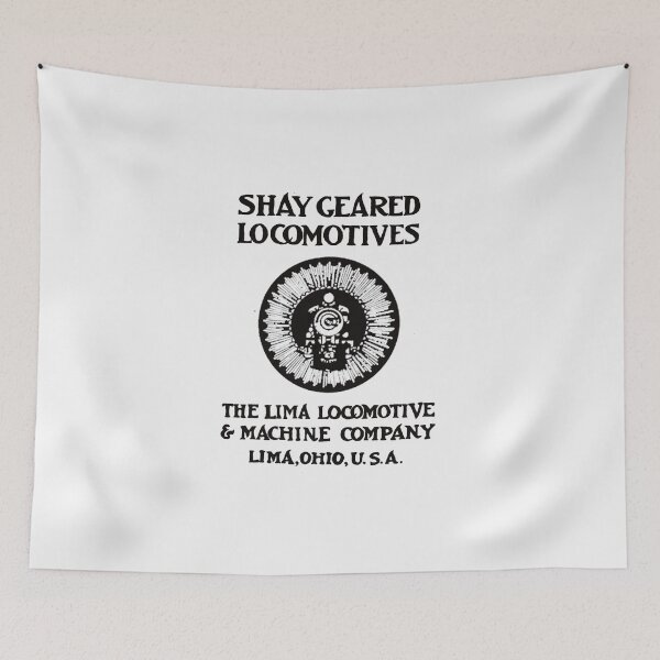Artikelvorschau, Vintage Shay Geared Locomotives - The Lima Locomotive & Machine Company - Lima, Ohio entworfen und verkauft von QuayTradingCo.