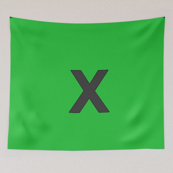 Item preview, letter x black designed and sold by ZiphGames.