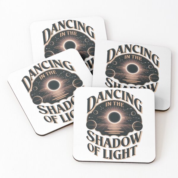Item preview, Dancing in the Shadow of Light – Retro Cosmic Eclipse designed and sold by Zanigold.