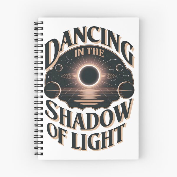 Item preview, Dancing in the Shadow of Light – Retro Cosmic Eclipse designed and sold by Zanigold.