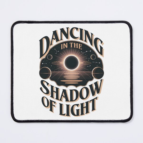 Item preview, Dancing in the Shadow of Light – Retro Cosmic Eclipse designed and sold by Zanigold.