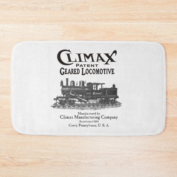 Item preview, Vintage Climax Manufactuering Company - Climax Locomotive Builders Plate - Corry, Pennsylvania designed and sold by QuayTradingCo.