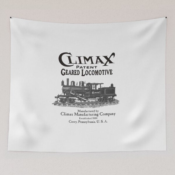 Item preview, Vintage Climax Manufactuering Company - Climax Locomotive Builders Plate - Corry, Pennsylvania designed and sold by QuayTradingCo.