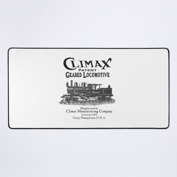 Item preview, Vintage Climax Manufactuering Company - Climax Locomotive Builders Plate - Corry, Pennsylvania designed and sold by QuayTradingCo.