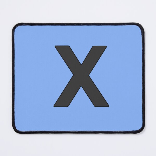 Item preview, letter x black designed and sold by ZiphGames.