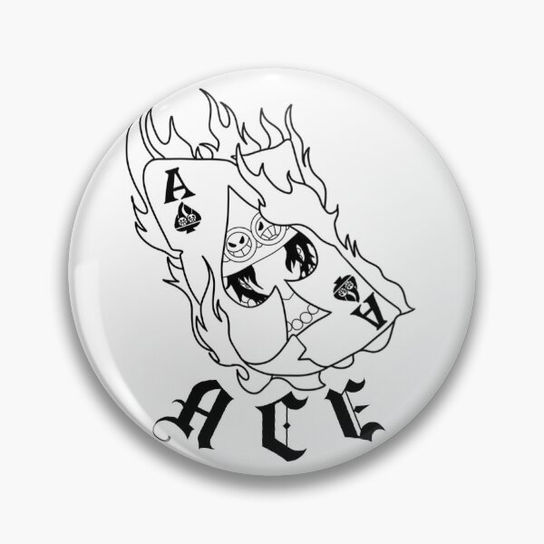 Item preview, Ace Card (Black & White) designed and sold by lilymarg.