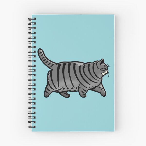 Artikelvorschau, Chonky, oh Herr, er kommt, grau getigerte Katze entworfen und verkauft von KilkennyCat Art.