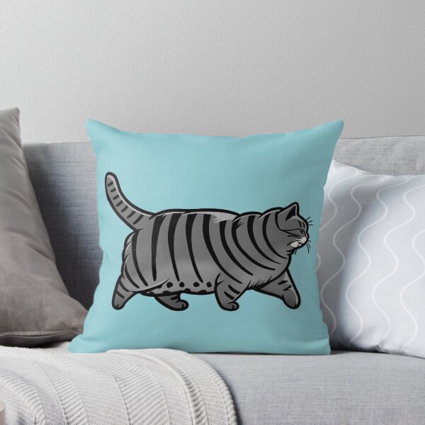 Item preview, Chonky Oh Lawd He Comin Grey Tabby Cat designed and sold by KilkennyCat Art.