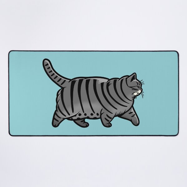 Item preview, Chonky Oh Lawd He Comin Grey Tabby Cat designed and sold by KilkennyCat Art.