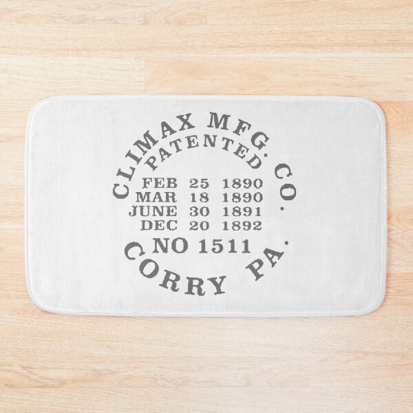 Item preview, Vintage Climax Manufactuering Company - Climax Locomotive Builders Plate - Corry, Pennsylvania designed and sold by QuayTradingCo.