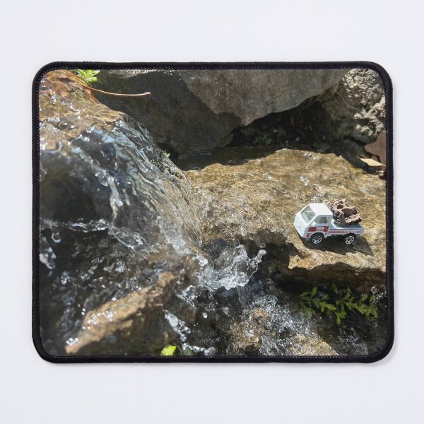 Item preview, Matchbox Subraru Sambar JDM Kei-Truck on a Waterfall. designed and sold by Crusader'sSymphony.