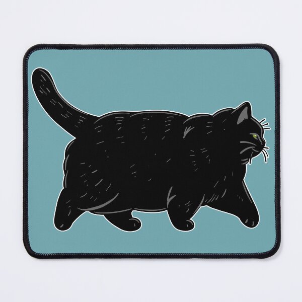 Item preview, Chonky Oh Lawd He Comin Black Cat designed and sold by KilkennyCat Art.