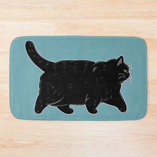 Item preview, Chonky Oh Lawd He Comin Black Cat designed and sold by KilkennyCat Art.