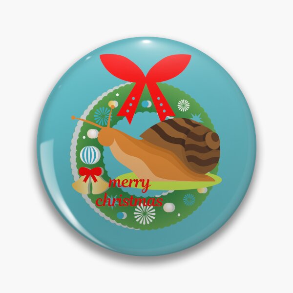 Item preview, merry christmas snail designed and sold by Gossip Rag.