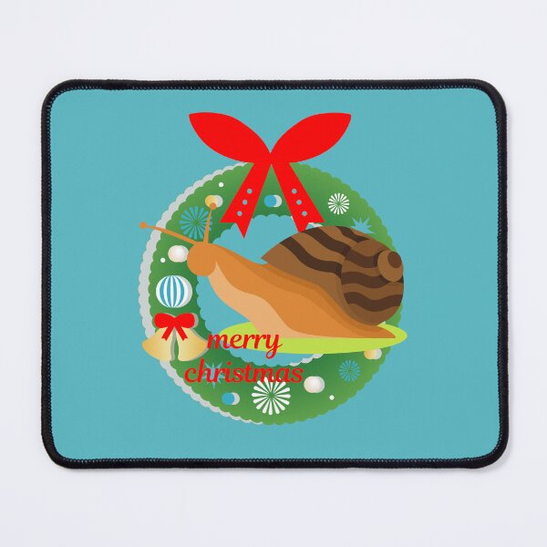 Item preview, merry christmas snail designed and sold by Gossip Rag.