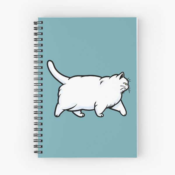 Artikelvorschau, Chonky, oh Herr, er kommt, weiße Katze entworfen und verkauft von KilkennyCat Art.