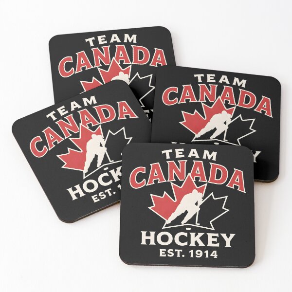 Item preview, Hockey Team Canada EST. 1914 Shirt – Classic White on Black Vintage Hockey T-Shirt designed and sold by WAUZ.
