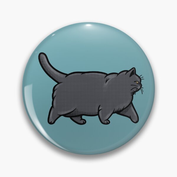 Artikelvorschau, Chonky Oh Lawd He Comin Chartreux Cat entworfen und verkauft von KilkennyCat Art.