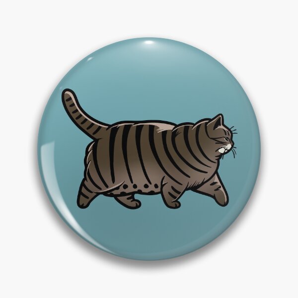 Item preview, Chonky Oh Lawd He Comin Brown Tabby Cat designed and sold by KilkennyCat Art.