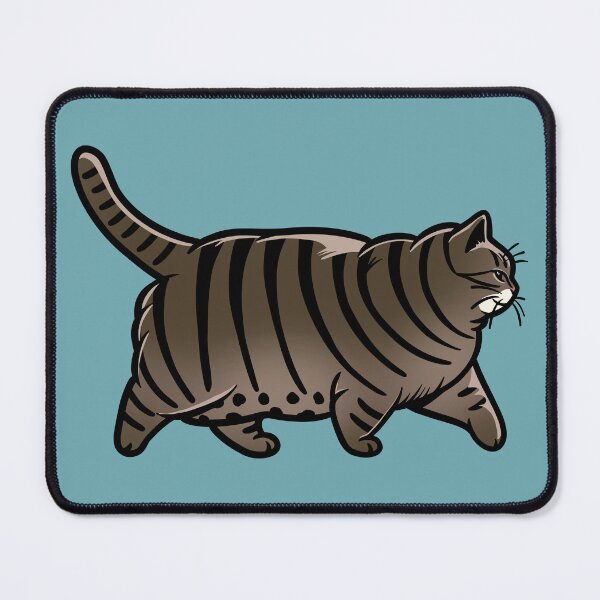 Item preview, Chonky Oh Lawd He Comin Brown Tabby Cat designed and sold by KilkennyCat Art.