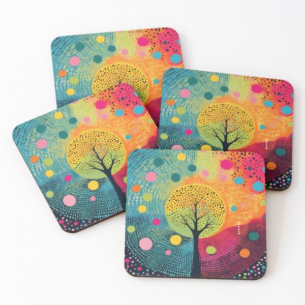 Item preview, EcoPop Fusion – Nature’s Textures Meet Comic Dots - dePace' designed and sold by mrpropcake.