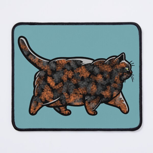 Item preview, Chonky Oh Lawd She Comin Tortie Cat designed and sold by KilkennyCat Art.