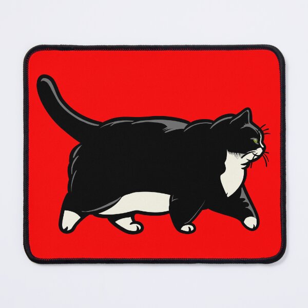 Item preview, Chonky Oh Lawd He Comin Tuxedo Cat designed and sold by KilkennyCat Art.