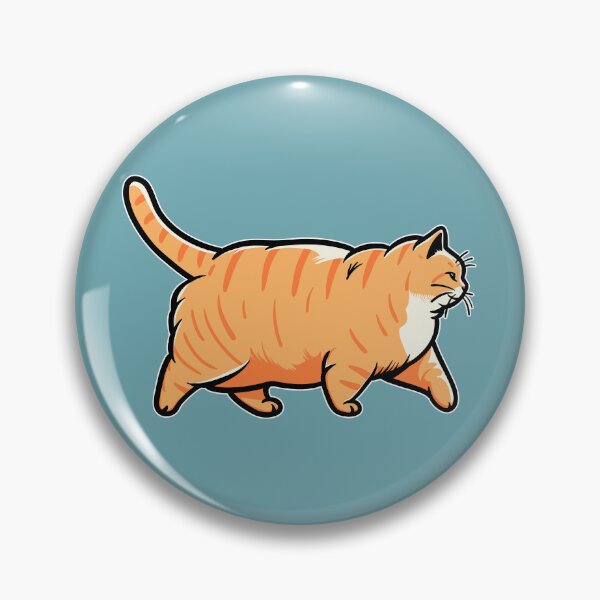 Item preview, Chonky Oh Lawd He Comin Ginger Cat designed and sold by KilkennyCat Art.