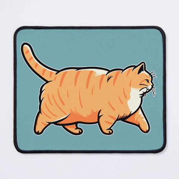 Item preview, Chonky Oh Lawd He Comin Ginger Cat designed and sold by KilkennyCat Art.