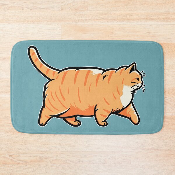 Item preview, Chonky Oh Lawd He Comin Ginger Cat designed and sold by KilkennyCat Art.