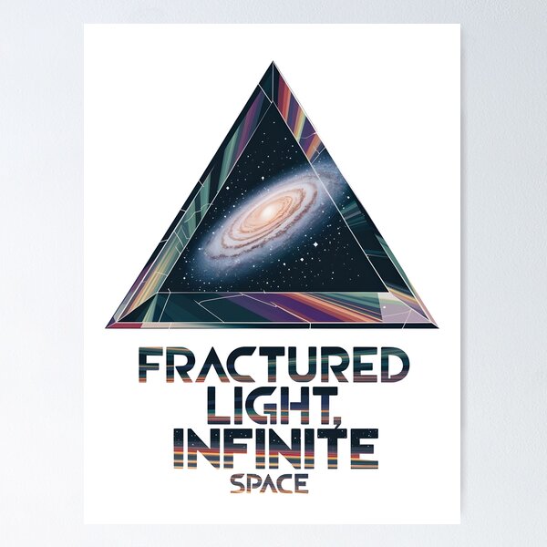 Item preview, Fractured Light, Infinite Space - Cosmic Prism Galaxy designed and sold by Zanigold.