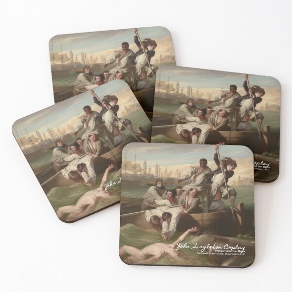 Item preview, Watson and the Shark, 1778 by John Singleton Copley . National Gallery of Art . Artsy journal . Art stickers . Art mugs . Art tote bags designed and sold by WeareSublime.