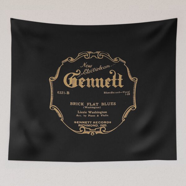 Item preview, Vintage Gennett Records - Brick Flat Blues - Vintage 78 RPM designed and sold by QuayTradingCo.