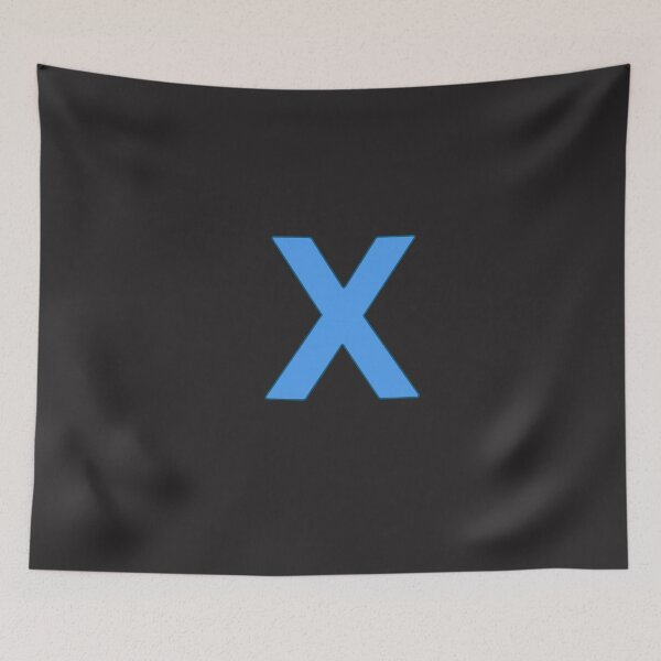 Item preview, letter x blue designed and sold by ZiphGames.