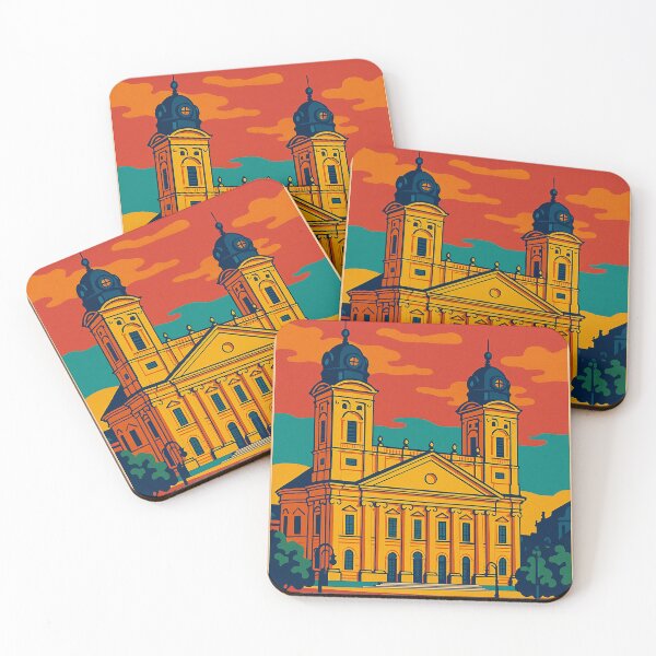Item preview, Digital Retro Pop Art of Debrecen | Colorful Hungary Cityscape | Bold Urban Aesthetic with Vintage Vibes | Debrecen Landmarks in Retro Colors | Hungarian Charm in Pop Art Style designed and sold by PaintedPixels01.