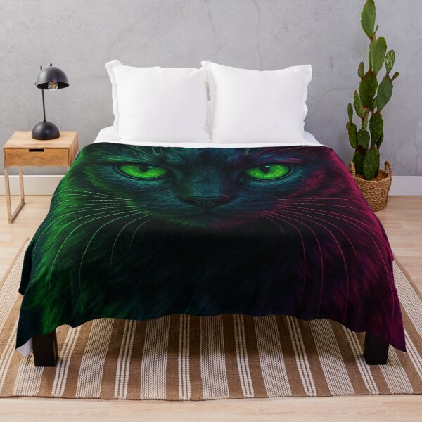 Item preview, Neon Gaze Cat designed and sold by Vitalka-uk.