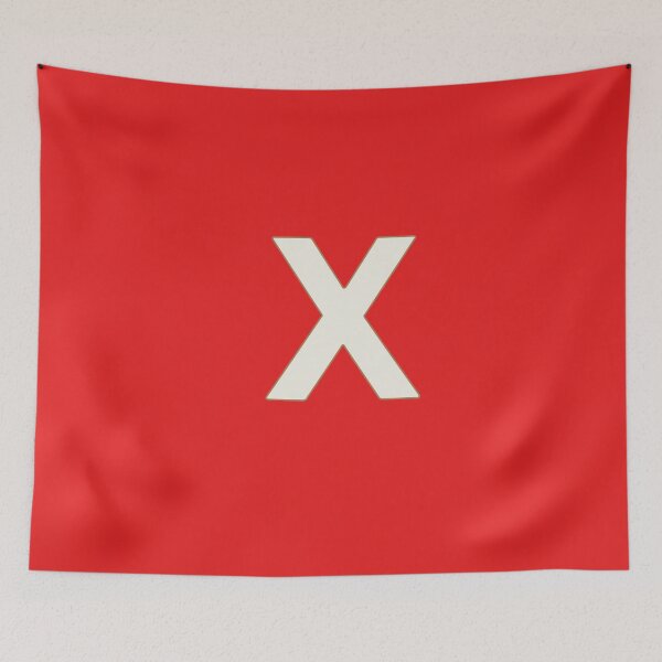 Item preview, letter x white designed and sold by ZiphGames.