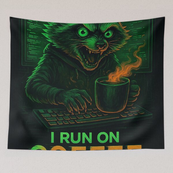 Item preview, I Run On Coffee And Questionable Code designed and sold by Vitalka-uk.