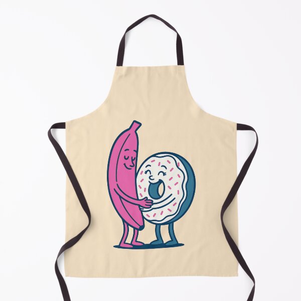 Item preview, Just Chillin' Series: Banana and Donut (Love at First Sight) Version #3A (Pink, Blue and White) designed and sold by lapart.